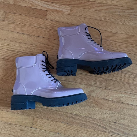 Lemon Jelly Eco friendly Lace Up Booties.  Muted Mauve Colour.  Size EU … - Picture 3 of 12